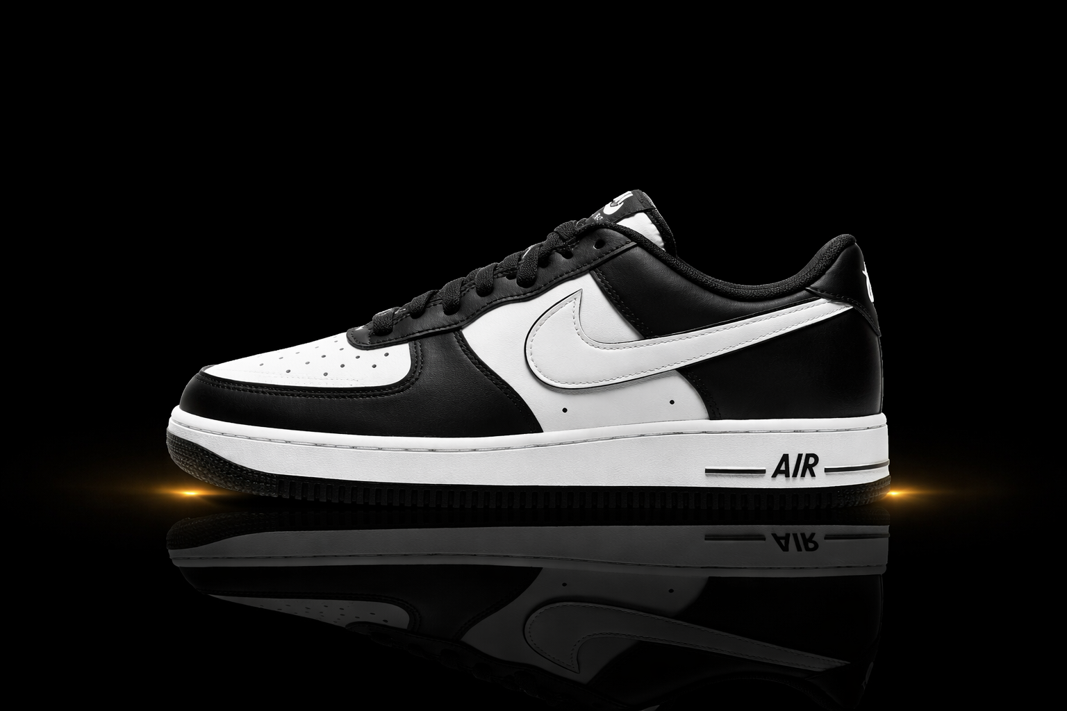 black and white dual tone low top sneakers minimal streetwear