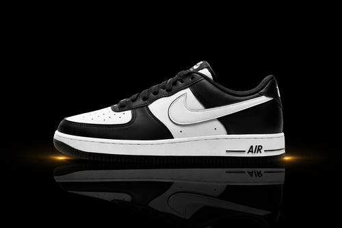 black and white dual tone low top sneakers minimal streetwear