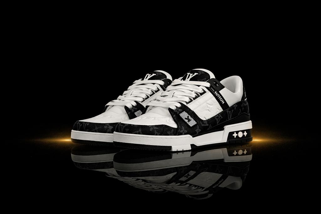 low top panel sneakers premium streetwear design
